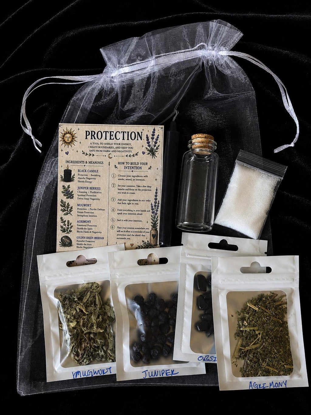DIY  Spell Jar Kit - Choose Your Intention