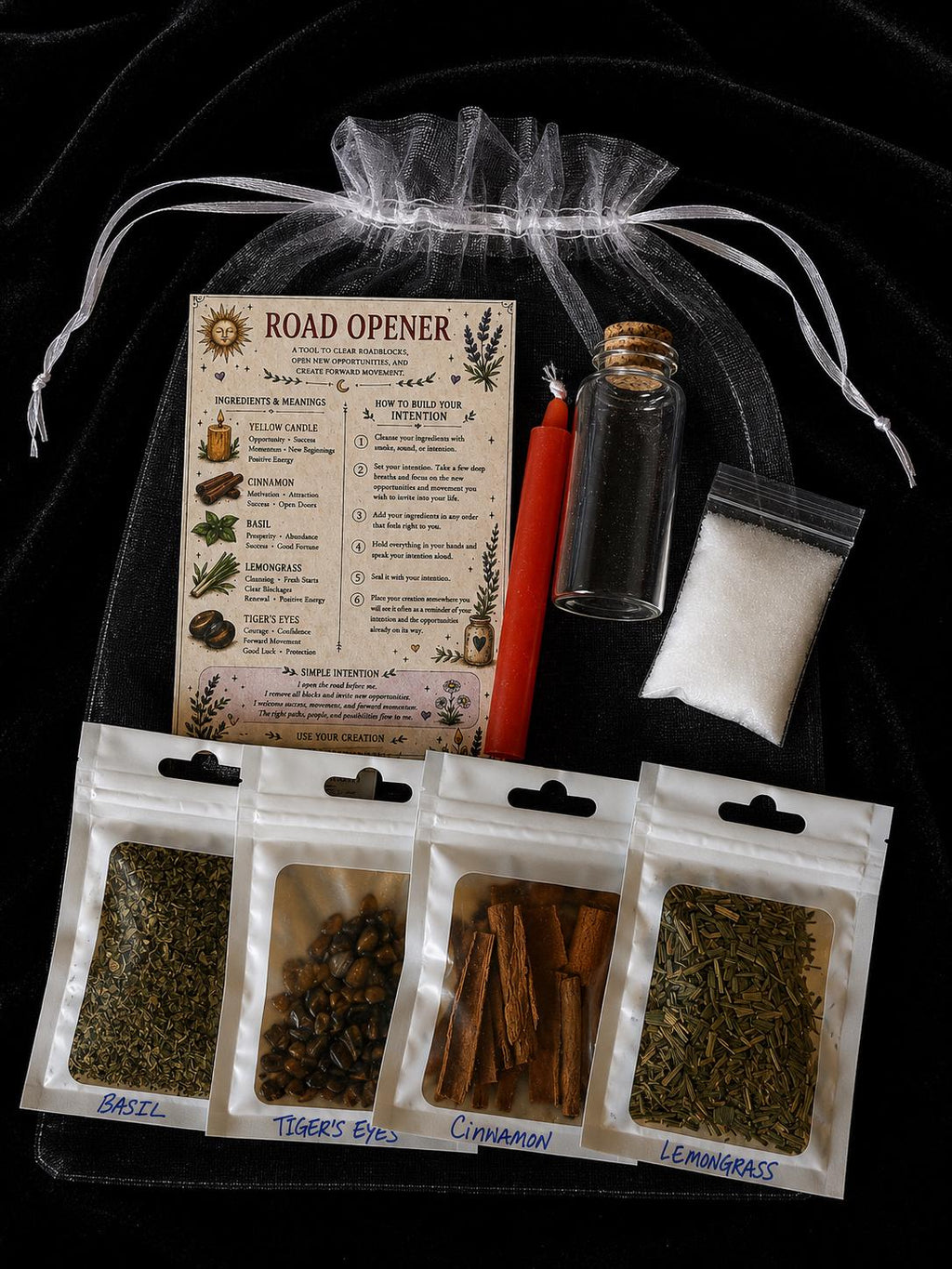 DIY  Spell Jar Kit - Choose Your Intention