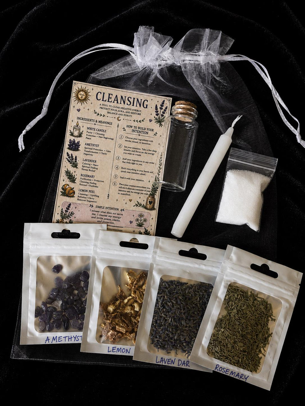 DIY  Spell Jar Kit - Choose Your Intention